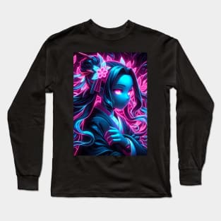 Nezuko demon slayer Long Sleeve T-Shirt